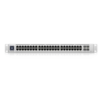 Ubiquiti USW-Enterprise-48-PoE UniFi 48-Port Layer 3 Managed Rackmount 2.5-Gigabit PoE+ Switch w/ 4 x 10GbE SFP+ Ports (