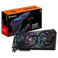 Gigabyte AMD Radeon RX 9070 XT ELITE 16GB GDDR6 Graphics Card, 4096 Streams, 2570 MHz Core Clock, Triple Fan, RGB, 2x Di