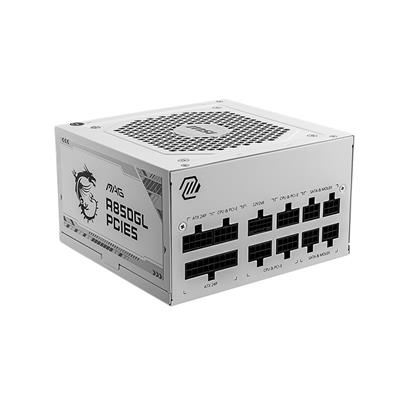 MSI 850W GOLD F/M MAG A850GL PCIE5 WHITE