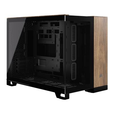 CORSAIR 2500X MICRO ATX CASE BLK/WALNUT