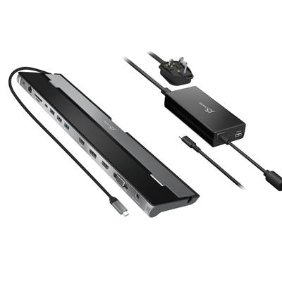 J5CREATE USB-C TRIPLE DISPLAY DOCK 100W
