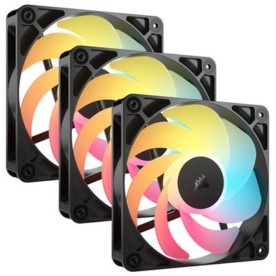 CORSAIR RS120-R ARGB 120MM BLK FAN 3PK
