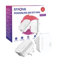 Strong POWERL600DUOMINIUK AV600 Mini Powerline Kit (2 Pack)