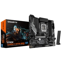 Gigabyte B760M GAMING X WIFI6E GEN 5 Intel 1700 Socket Motherboard, Micro-ATX, 4x DDR5 Slots, 2x M.2 Sockets, 2.5GbE LAN