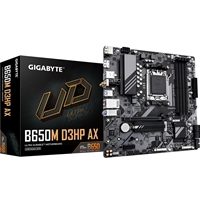 Gigabyte B650M D3HP AX Ultra Durable AMD AM5 Socket Motherboard, Micro-ATX, 4x DDR5 Slots, 2x M.2 Sockets, 2.5GbE LAN, W