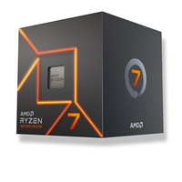 AMD Ryzen 7 7700 with Radeon Graphics, 8 Core Processor, 16 Threads, 3.8GHz up to 5.3GHz Boost, 40MB Cache, 65W, Wraith 