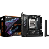 Gigabyte B850I AORUS PRO AMD AM5 Socket Motherboard, Mini-ITX, 2x DDR5 Slots, 2x M.2 Sockets, Fitted I/O Shield, 2.5GbE 