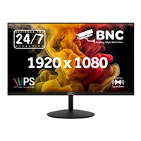 piXL 24-inch Full HD Energy Saving CCTV IPS Monitor for 24/7 use with BNC, HDMI & VGA Connections and CVBS, AHD, TVI & C