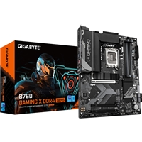 Gigabyte B760 GAMING X DDR4 GEN5 Intel 1700 Socket Motherboard, ATX, 4x DDR4 Slots, 3x M.2 Sockets, Fitted I/O Shield, 2