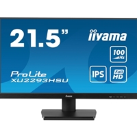 iiyama PROLITE XU2293HSU-B7 22 inch IPS Monitor, Full HD, 1ms, USB Hubx2, HDMI, DisplayPort, Freesync, 100Hz, Speakers, 