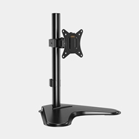 VonHaus Single Monitor Mount and Stand for 13-32 Inch Screens, VESA dimensions 75x75mm and 100x100mm
