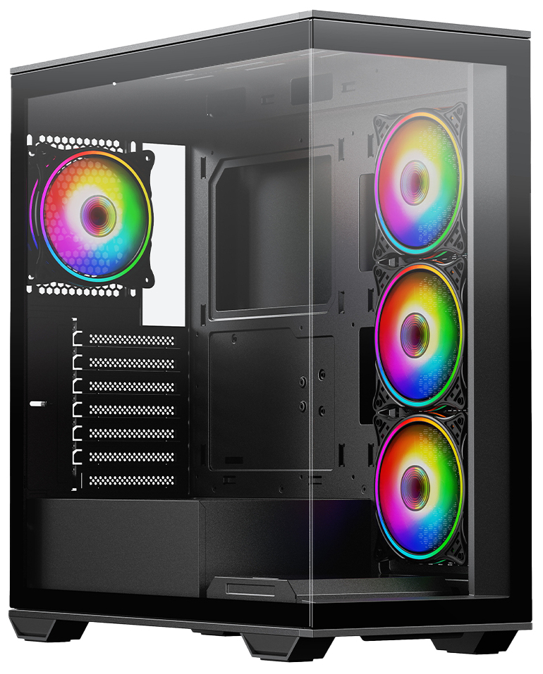 VIDA SOLUS BLACK ATX GAMING CASE