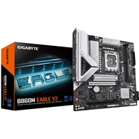 Gigabyte B860M EAGLE V2 Intel 1851 Socket Motherboard, Micro-ATX, 2x DDR5 Slots, 2x M.2 Sockets, Fitted I/O Shield, 2.5G
