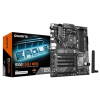 Gigabyte B550 EAGLE WIFI6 AMD AM4 Socket Motherboard, ATX, 4x DDR4 Slots, 2x M.2 Sockets, GbE LAN, Wi-Fi 6, 1x HDMI Port