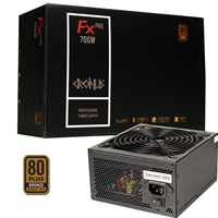 CRONUS 700ATV FX PRO 700W PSU, 140mm Silent Cooling Fan, 80 PLUS Bronze, Non Modular, Flat Black Cables, Supreme Perform