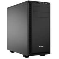 be quiet! BG021 Pure Base 600 Mid Tower Gaming Case, 2 x USB 3.2, Water Cooling Ready, Completely Sound Insulated, 2 x P