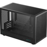 DeepCool CH260 Micro-ATX Case, High-Airflow Compact PC Case with Tempered Glass Panel, USB-C Port, Supports 360mm Radiat