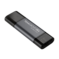 Team TX1364GC01 2 in 1 Dual OTG 64GB Flash Drive, X1 USB 3.2 Gen1, Type C & A, Plug and Play