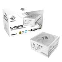 ASRock Steel Legend SL-1000G 1000W ATX Power Supply Unit, 80 Plus Gold Certified, 120mm Silent Cooling Fan, High Efficie