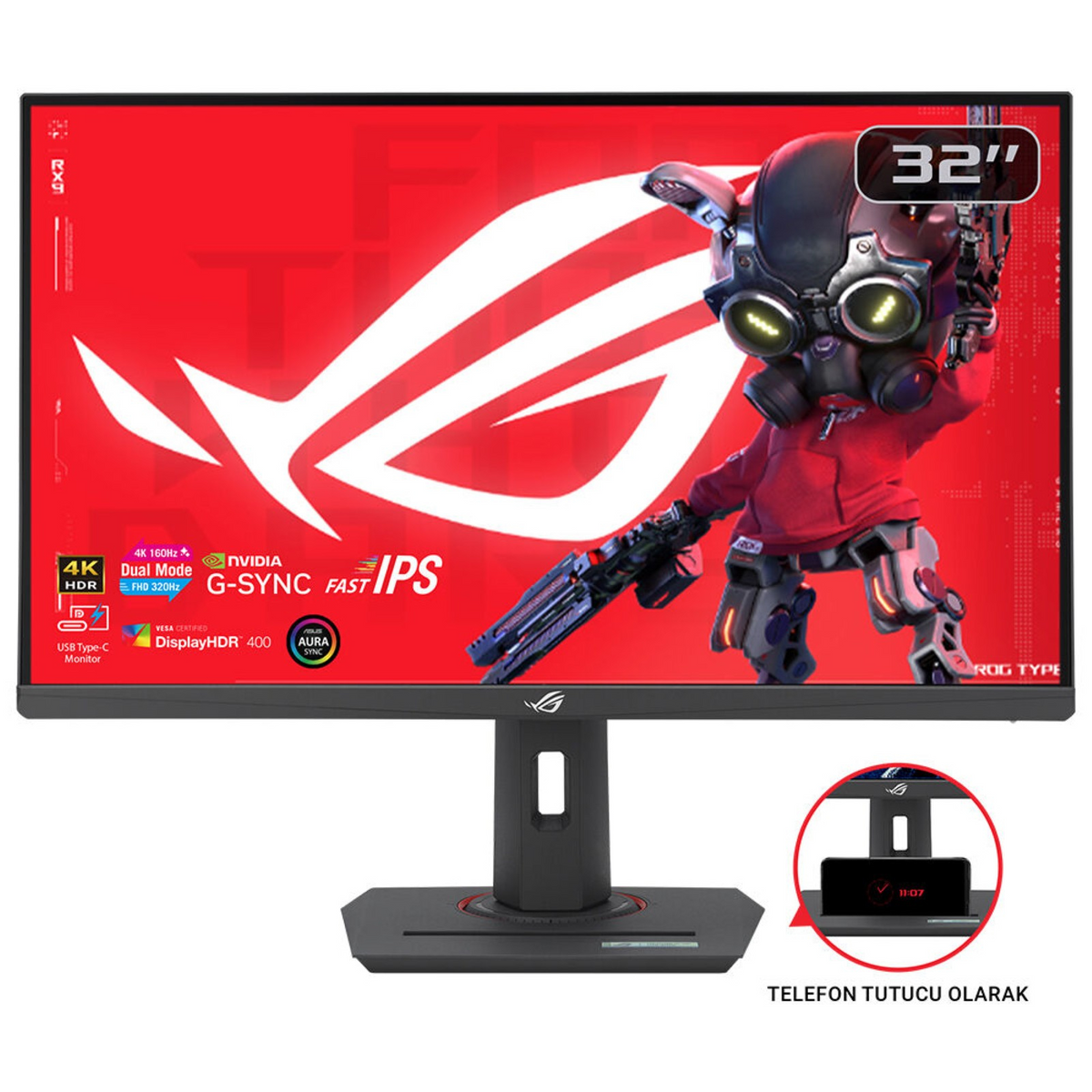 ASUS 31.5 IPS MON ROG STRIX XG32UCG