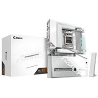 Gigabyte X870 AORUS STEALTH ICE AMD AM5 Socket Motherboard, ATX, 4x DDR5 Slots, 4x M.2 Sockets, 5GbE LAN, Wi-Fi 7, 1x HD