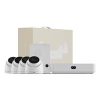Ubiquiti UniFi Protect UNVR-KIT Compact NVR Kit with 1 x UniFi Protect NVR Instant, 4 x G5 Turret Ultra cameras and 1 x 