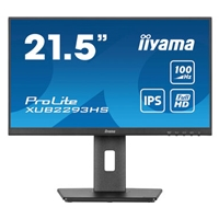 iiyama PROLITE XUB2293HS-B6 22 inch IPS Monitor, Full HD, 1ms, HDMI, DisplayPort, Freesync, 100Hz, Speakers, Black, Inte