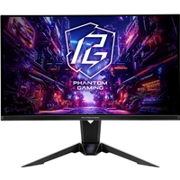ASRock Phantom Gaming PGO27QFV 27 Inch QHD (2560 x 1440) Flat QD-OLED Gaming Monitor, 360Hz 0.03ms (GTG) Response Time, 