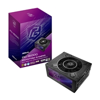 ASRock Phantom Gaming PG-1000G 1000W ATX Power Supply Unit, 80 Plus Gold Certified, 120mm Silent Cooling Fan, High Effic