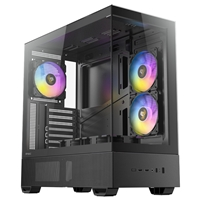 Antec CX705 ARGB Gaming Case Mid Tower,  1 x USB Type-C / 1 x USB 3.0 / 1 x USB 2.0, Tempered Glass Front and Side Windo