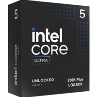 Intel Core Ultra 5 processor 250K Plus, 18 Cores, 18 Threads, 3.3GHz up to 5.3GHz, LGA 1851 Socket ,30MB Cache, 125W, Ma