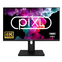 piXL PX27UDH4K 27 Inch 60Hz 4K IPS Monitor with 3840 x 2160 Resolution, 5ms Response Time, 60Hz Refresh Rate, USB-C, USB