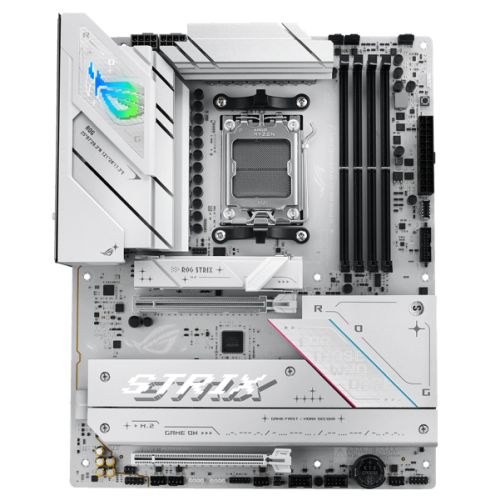 Asus ROG STRIX B850-A GAMING WIFI, AMD B850, AM5, ATX, 4 DDR5, HDMI, DP, Wi-Fi 7, 2.5G LAN, RGB, 4x M.2, White