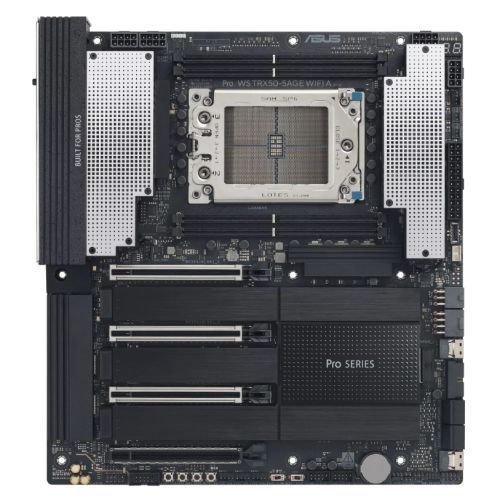 Asus PRO WS TRX50-SAGE WIFI A, Workstation, AMD TRX50, sTR5, CEB, 4 DDR5 ECC, Wi-Fi 7, 10G & 2.5G LAN, SlimSAS, USB4, 4x M.2