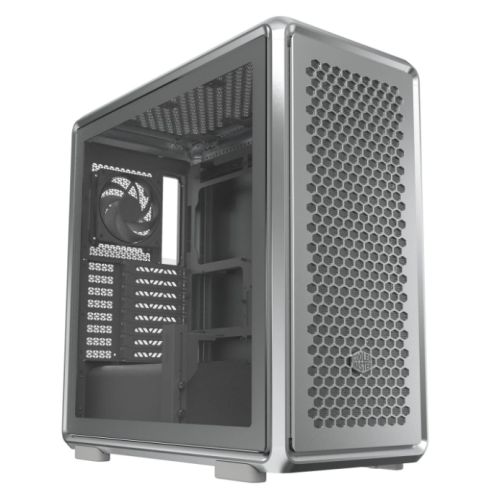 Cooler Master MasterFrame 600 Modular Open-Frame ATX Case w/ Glass Side, 4x ARGB Fans, FreeForm 2.0 Exo-Structure, USB-C 20Gbps, USB-C, Silver
