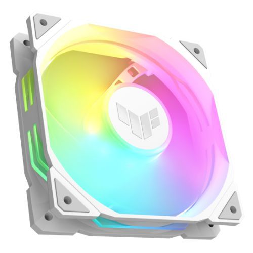 Asus TUF Gaming TR120 ARGB 120mm PWM Case Fan (Single), Hydraulic  Bearing, 28mm Frame, Double-layer LED Matrix Design, 2000 RPM, White