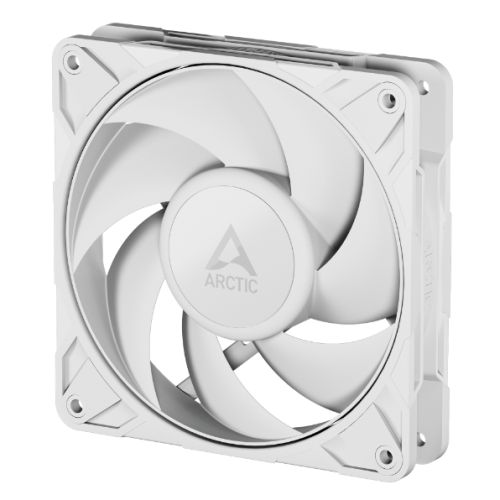 ARCTIC P12 Pro PST 120mm PWM Case Fan w/ Cable Splitter, Fluid Dynamic Bearing, 600-3000 RPM, White