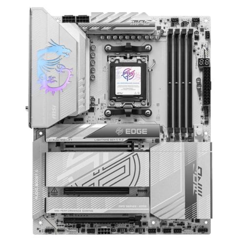 MSI MPG X870E EDGE TI WIFI, AMD X870E, AM5, ATX, 4 DDR5, HDMI, 2 USB4, Wi-Fi 7, 5G LAN, RGB, 4x M.2