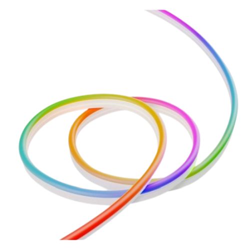 Nanoleaf Matter Smart Multicolour ARGB Rope Light, 5 Metre, Easy to Shape, Mounting Clips, Reacts to Sound & Music, Inline Controller, Indoor