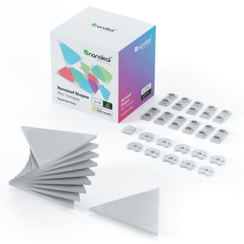 Nanoleaf Shapes Mini Triangles Expansion Pack (10-Panels), RGB *Expansion Kit Only*