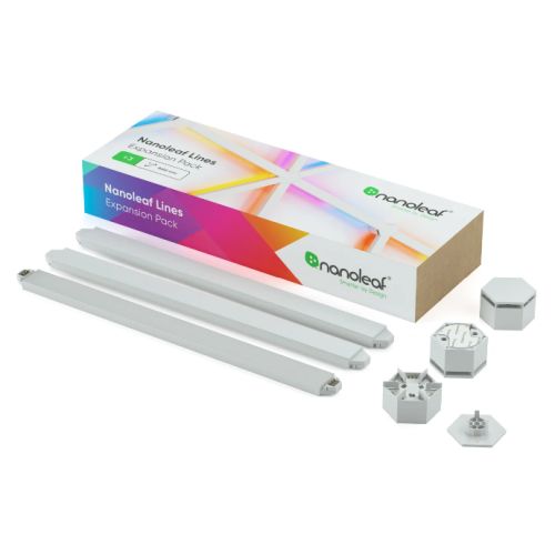 Nanoleaf Lines 60 Degrees Expansion Pack (3-Lines), RGB Light Bars *Expansion Kit Only*