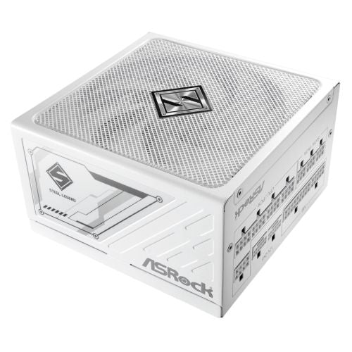 Asrock 1200W Steel Legend SL-1200G PSU, Fully Modular, 80+ Gold, Cybenetics Platinum & Lambda A, ATX 3.1, PCIe 5.1, White