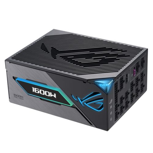 Asus 1600W ROG Thor Titanium III PSU, ATX 3.1, Fully Modular, 80+ Titanium, RGB Lighting, OLED Display, GaN MOSFET, GPU-First, Lambda A+