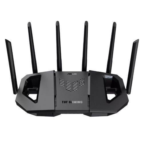 Asus (TUF-BE9400) TUF Gaming BE9400 Tri-Band Wi-Fi 7 Extendable Gaming Router, 4x 2.5G Ports, USB, 4K-QAM, MLO, AiMesh