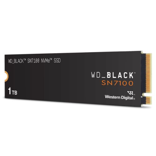 WD 1TB Black SN7100 M.2 NVMe Gen4 SSD, M.2 2280, PCIe4, R/W 7250/6900 MB/s, 1000K/1400K IOPS