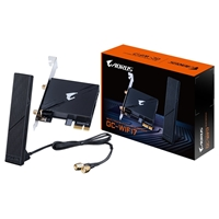 Gigabyte GC-WIFI7 Intel WiFi 7 5800Mbps Tri-Band Wireless PCI-Express and Bluetooth 5.3 Card with Magnetic Ultra High-Ga