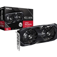 ASRock AMD Radeon RX 7600 Challenger OC 8GB GDDR6 Graphics Card, 2048 Streams, 2695 MHz Boost Clock, Dual Fan, 3x Displa