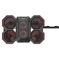 Marvo Scorpion FN-41 Atlas 60 USB Powered Six Fan Laptop Cooling Stand (Black)