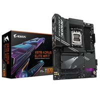 Gigabyte X870 AORUS ELITE WIFI7 AMD AM5 Socket Motherboard, ATX, 4x DDR5 Slots, 4x M.2 Sockets, Fitted I/O Shield, 2.5Gb