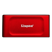 Kingston XS1000 Red (SXS1000R/1000G) 1TB Portable External SSD, Read 1050MB/s, Write 1000MB/s, USB 3.2 Gen 2, 5 Year War